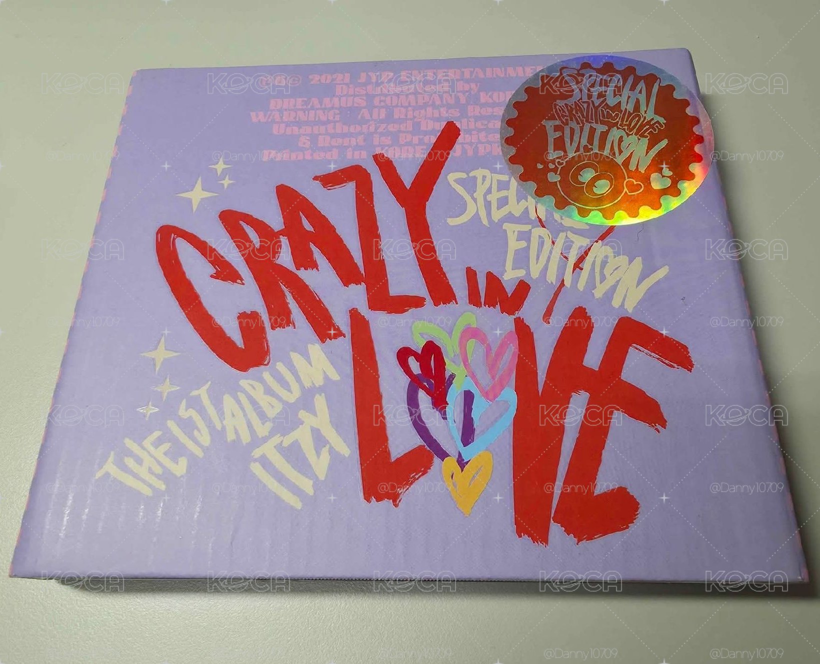 ITZY CRAZY IN LOVE JC版空專