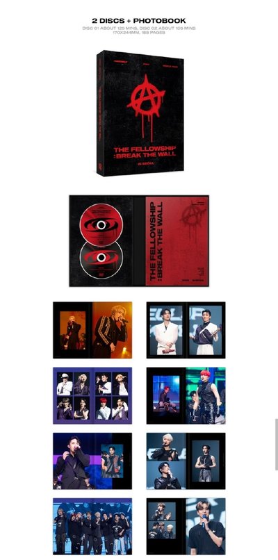 ATEEZ WORLD TOUR-THE FELLOWSHIPBREAK THE WALL IN SEOUL(DVD)