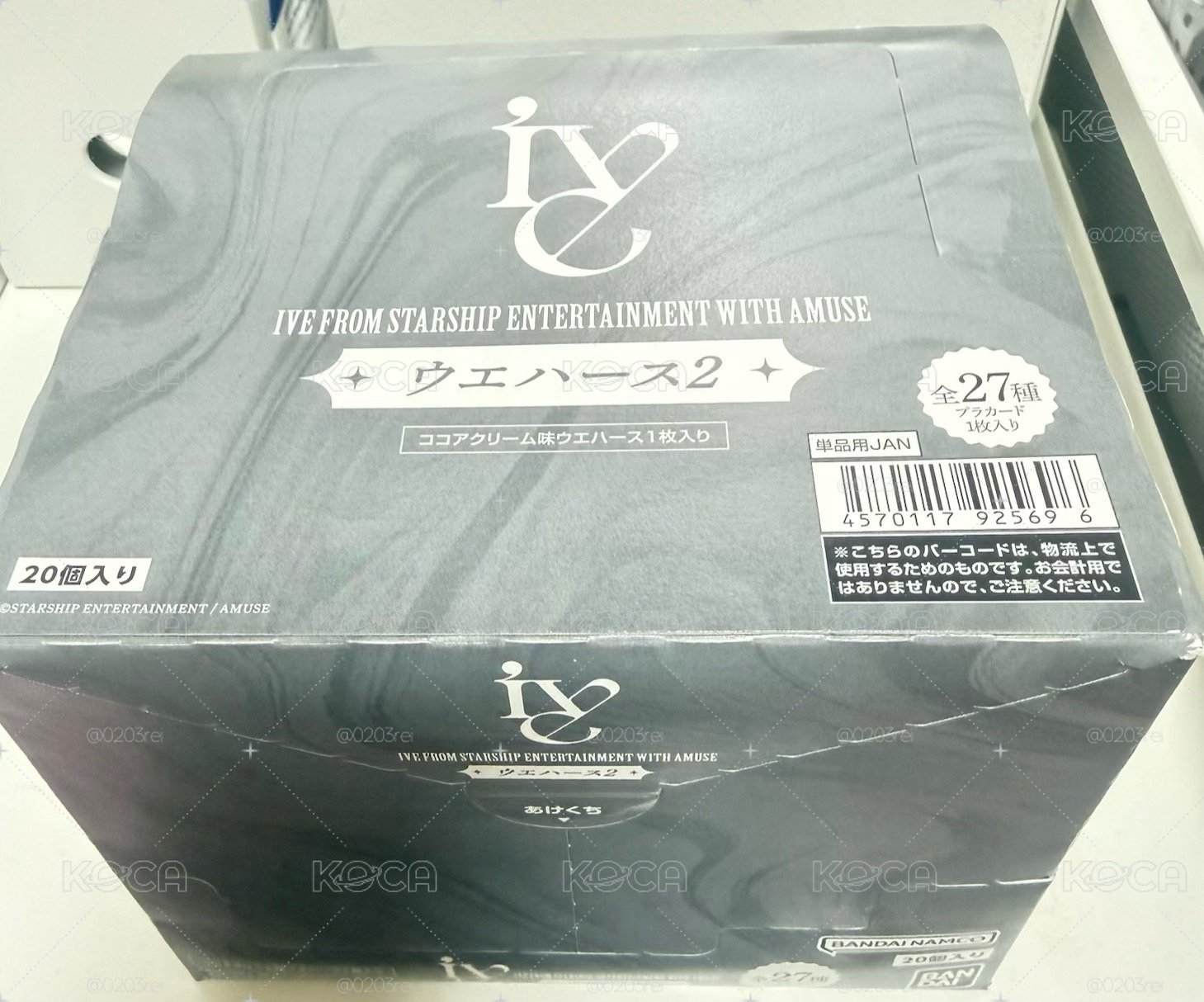 ive 萬代餅乾卡 現貨