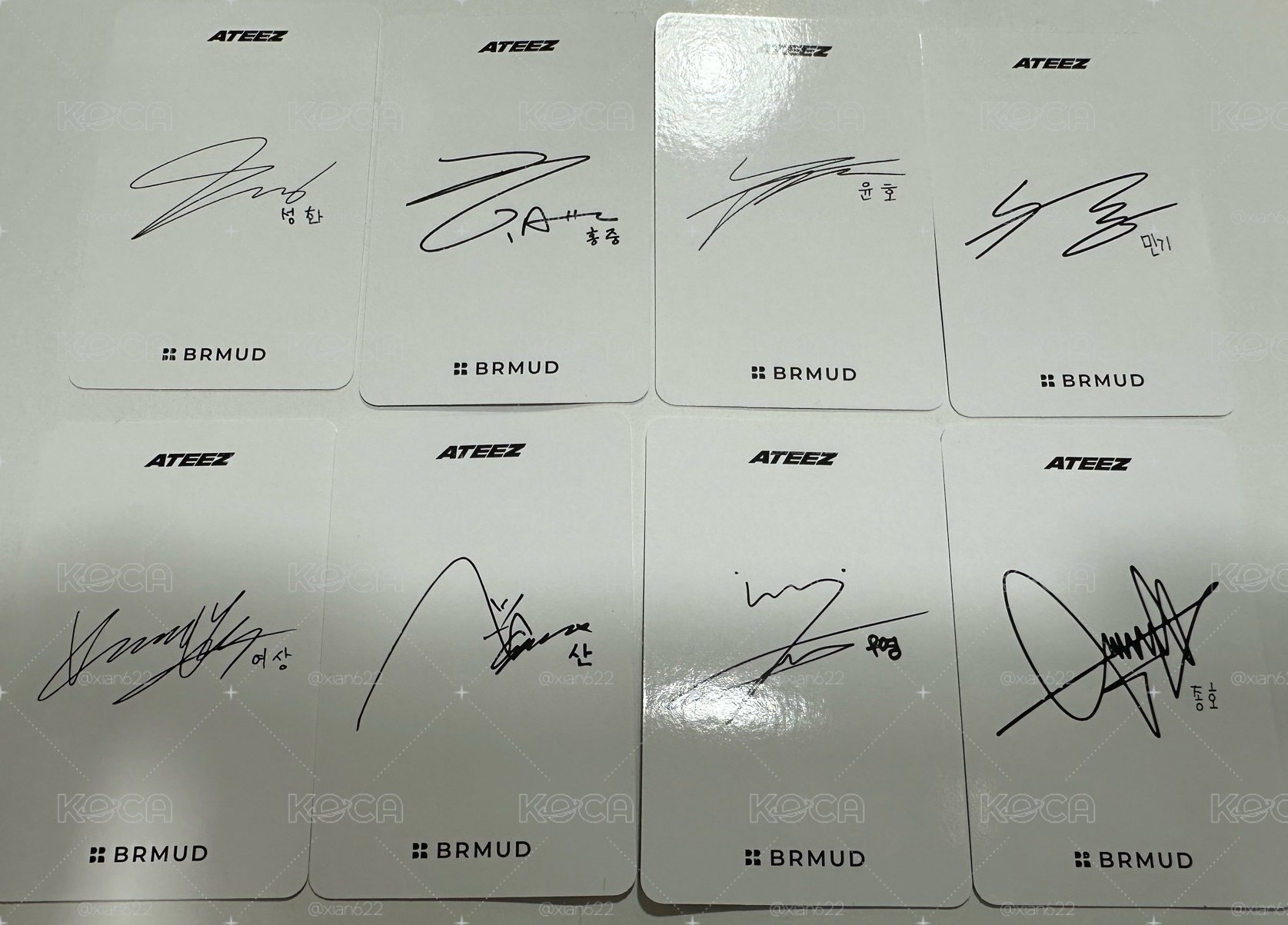 ATEEZ BRMUD1.0代言卡