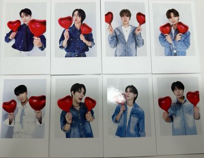 ATEEZ 展覽 拍立得卡 舉愛心