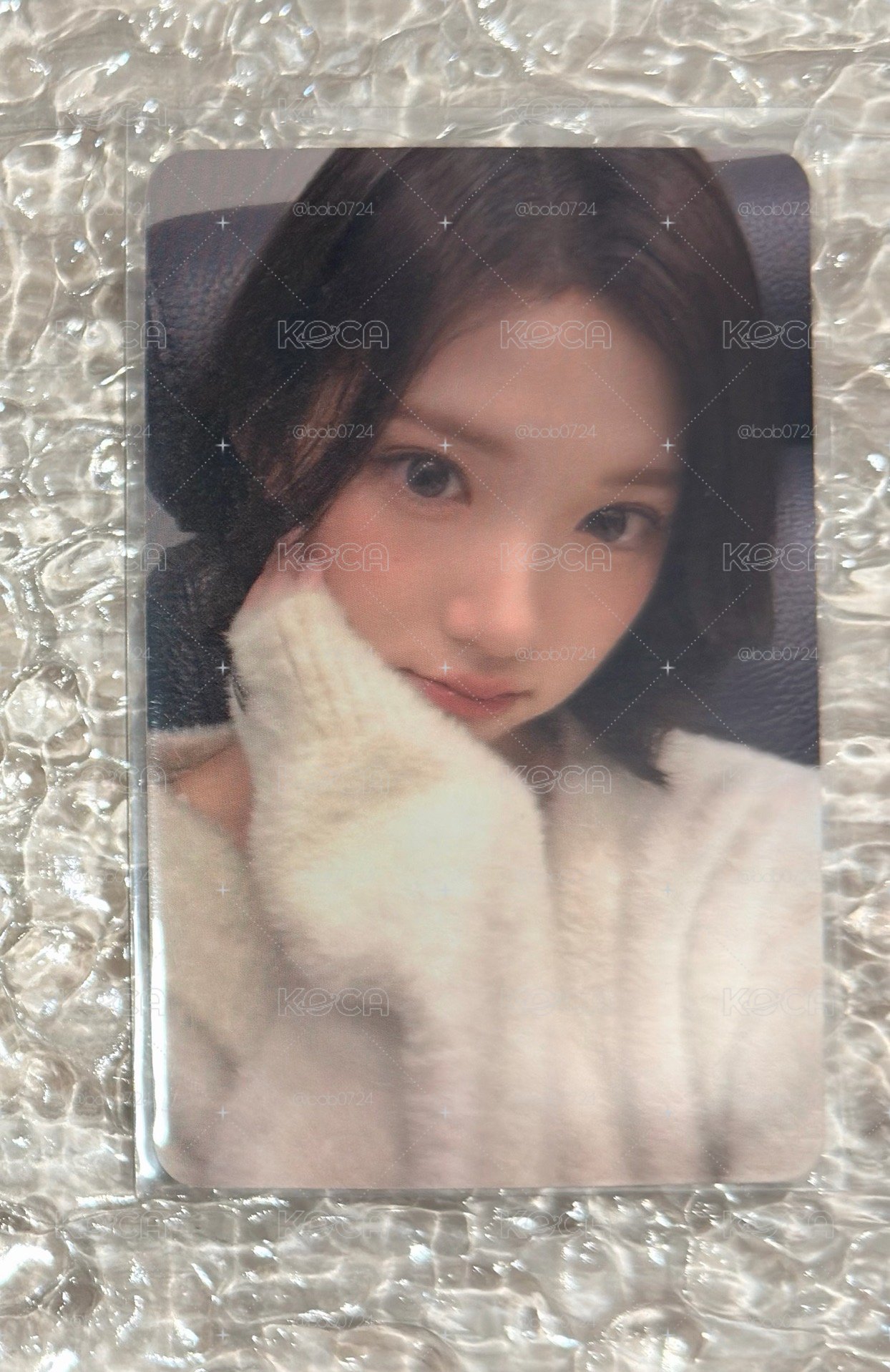 jiwoo sr1.0簽售 白毛衣