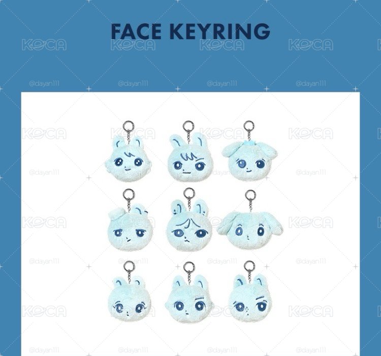 &TEAM[十五夜 (Jyuugoya)]FACE KEYRING大頭鑰匙圈 現貨