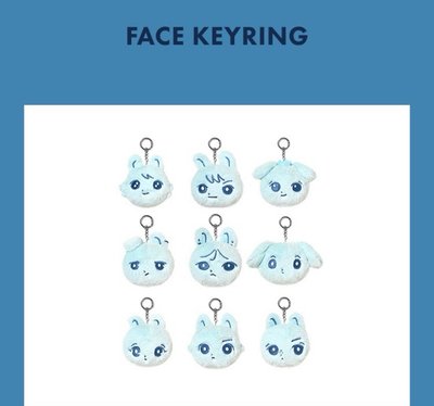 &TEAM[十五夜 (Jyuugoya)]FACE KEYRING大頭鑰匙圈 現貨