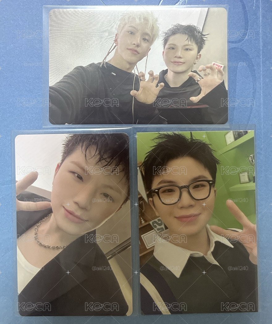 seventeen 李知勳 Woozi 豪雨 專卡 周邊卡【三張合售】