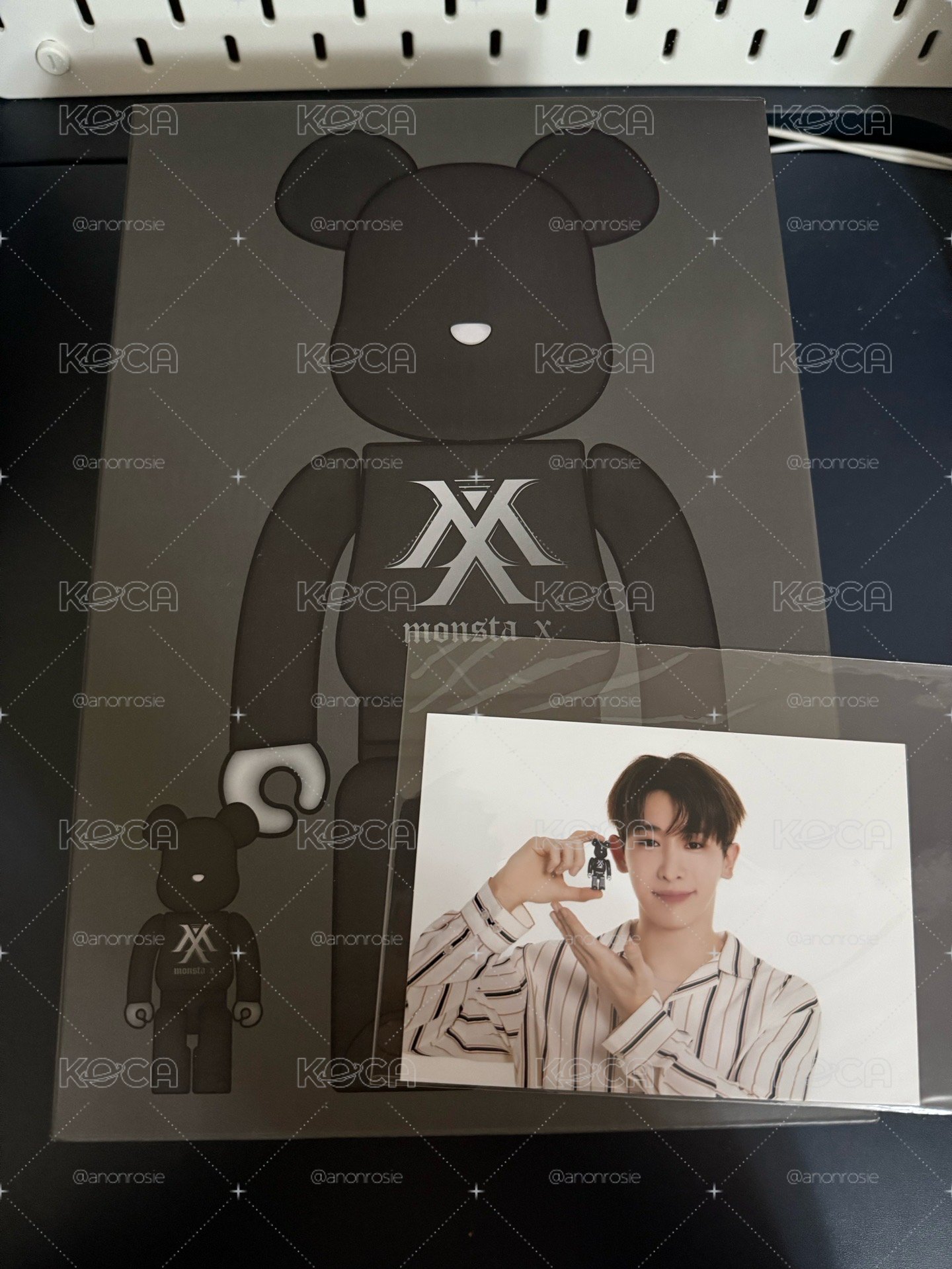MONSTA X 日本出道2週年紀念 BE@RBRICK 100％ 400％ 