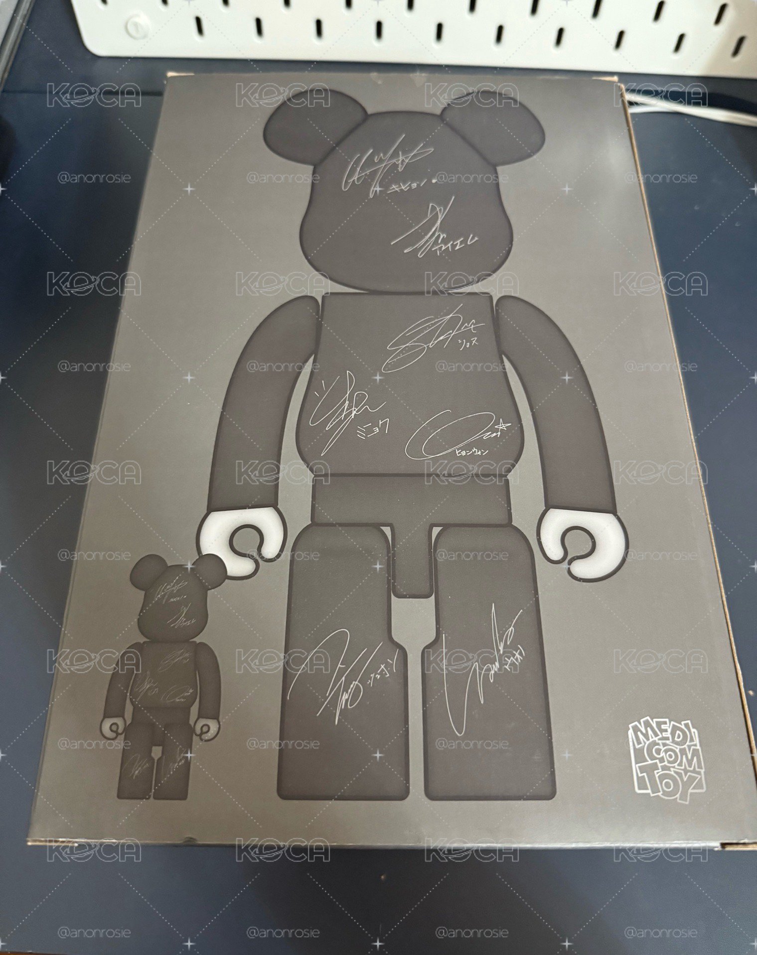 MONSTA X 日本出道2週年紀念 BE@RBRICK 100％ 400％ 