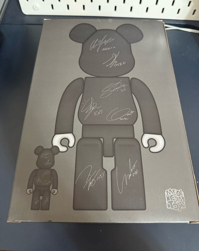 MONSTA X 日本出道2週年紀念 BE@RBRICK 100％ 400％ 