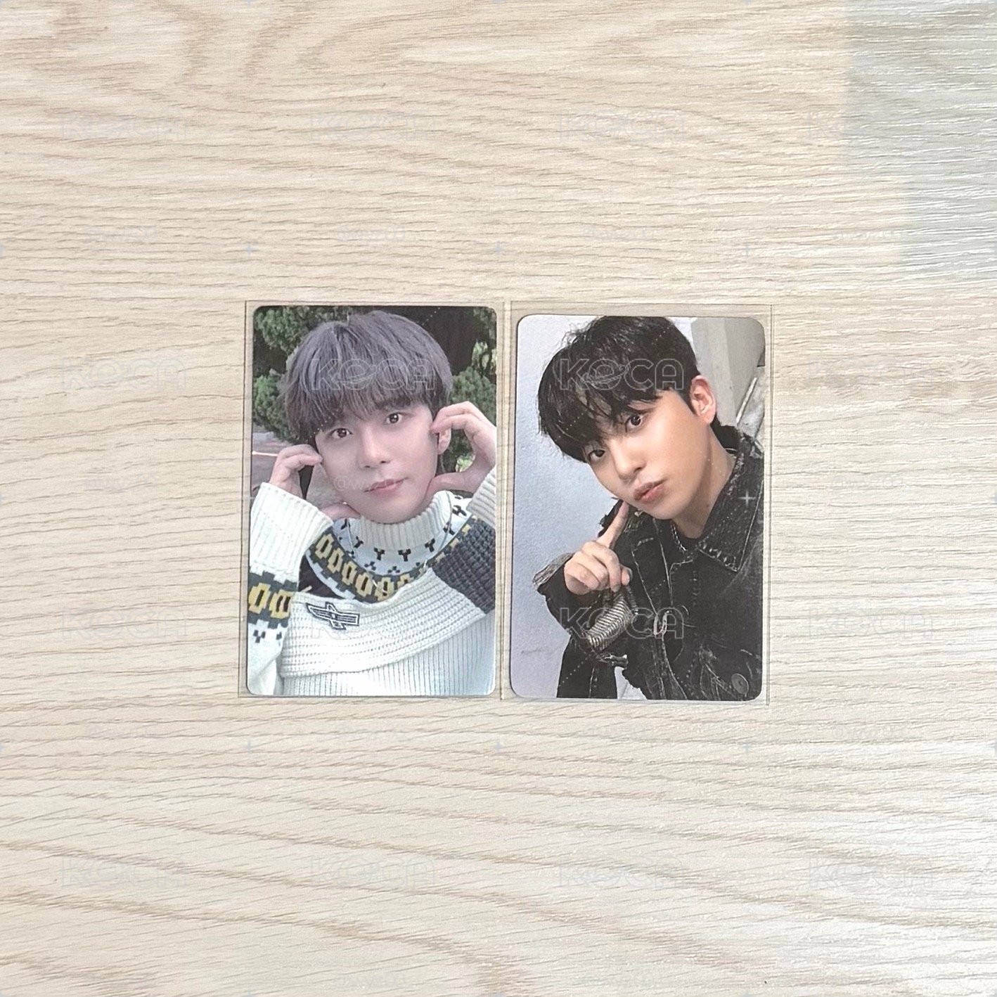 Ateez 鍾浩 小卡  兩張合售