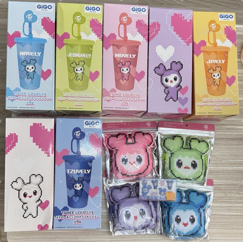 GIGO Lovely 水杯、購物袋、貼紙