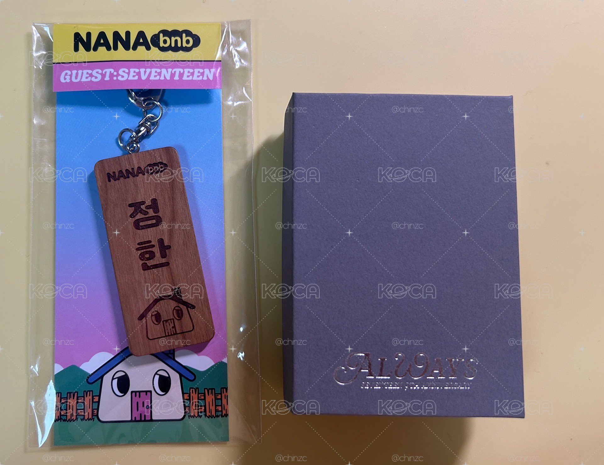 漢 nana民宿吊飾+九週年項鍊（含卡）