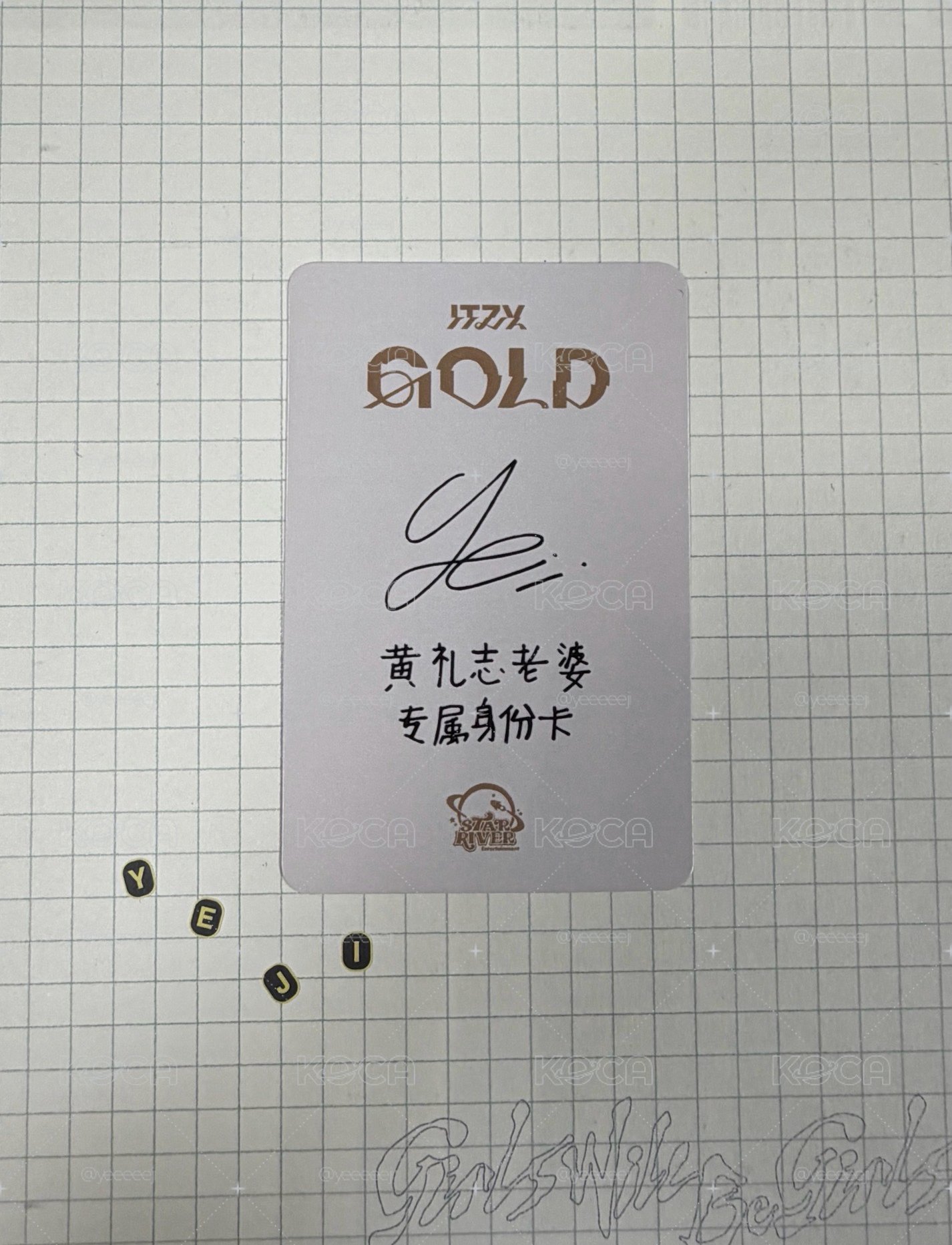 黃禮志老婆專屬身分卡🤍