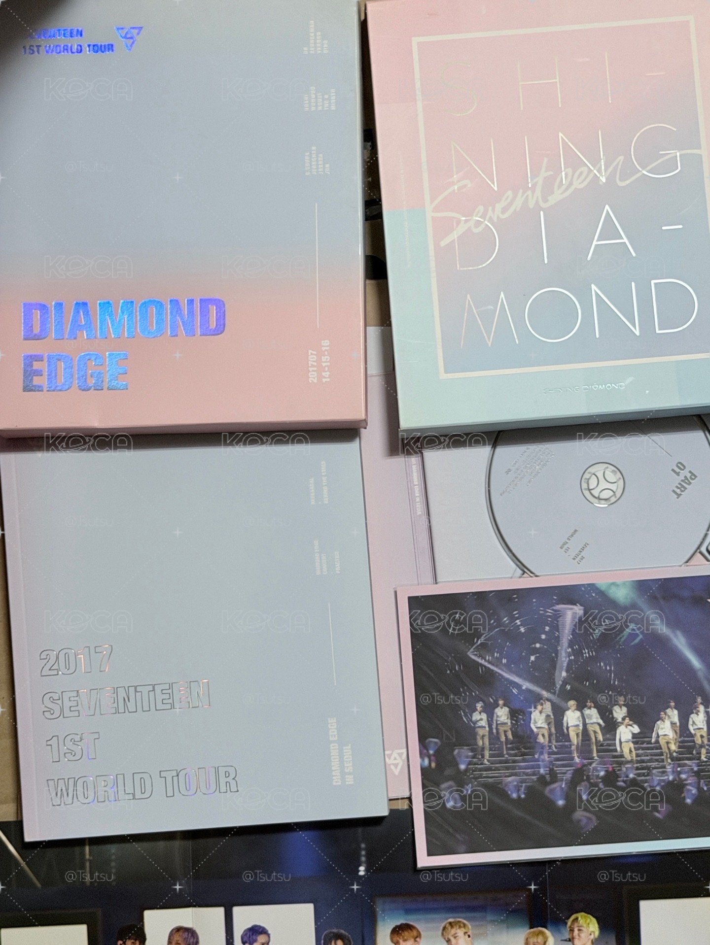 (現貨兩本一起出 有特典）seventeen 2017 DIAMOND EDGE 寫真集 / 回憶錄 
