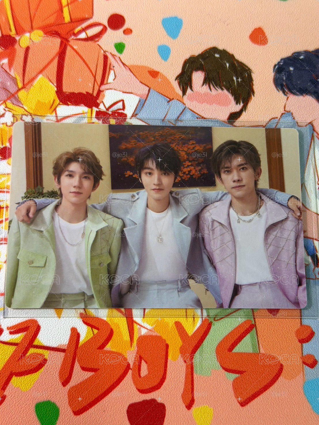 TFboys 十週年 固配團卡