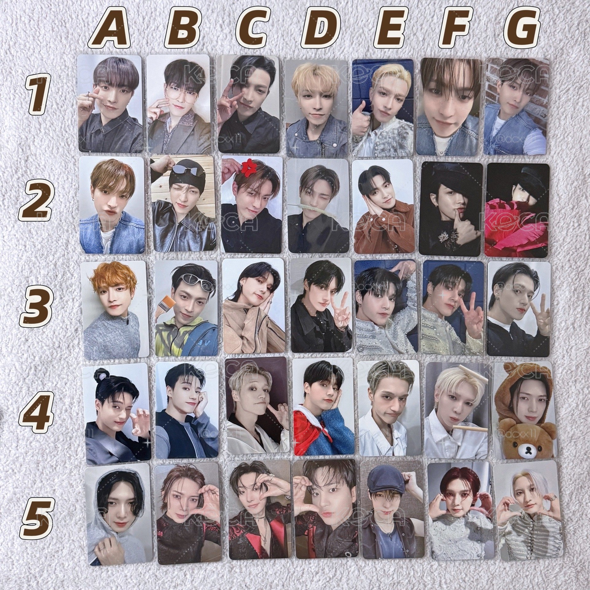 ATEEZ小卡統整出清區①