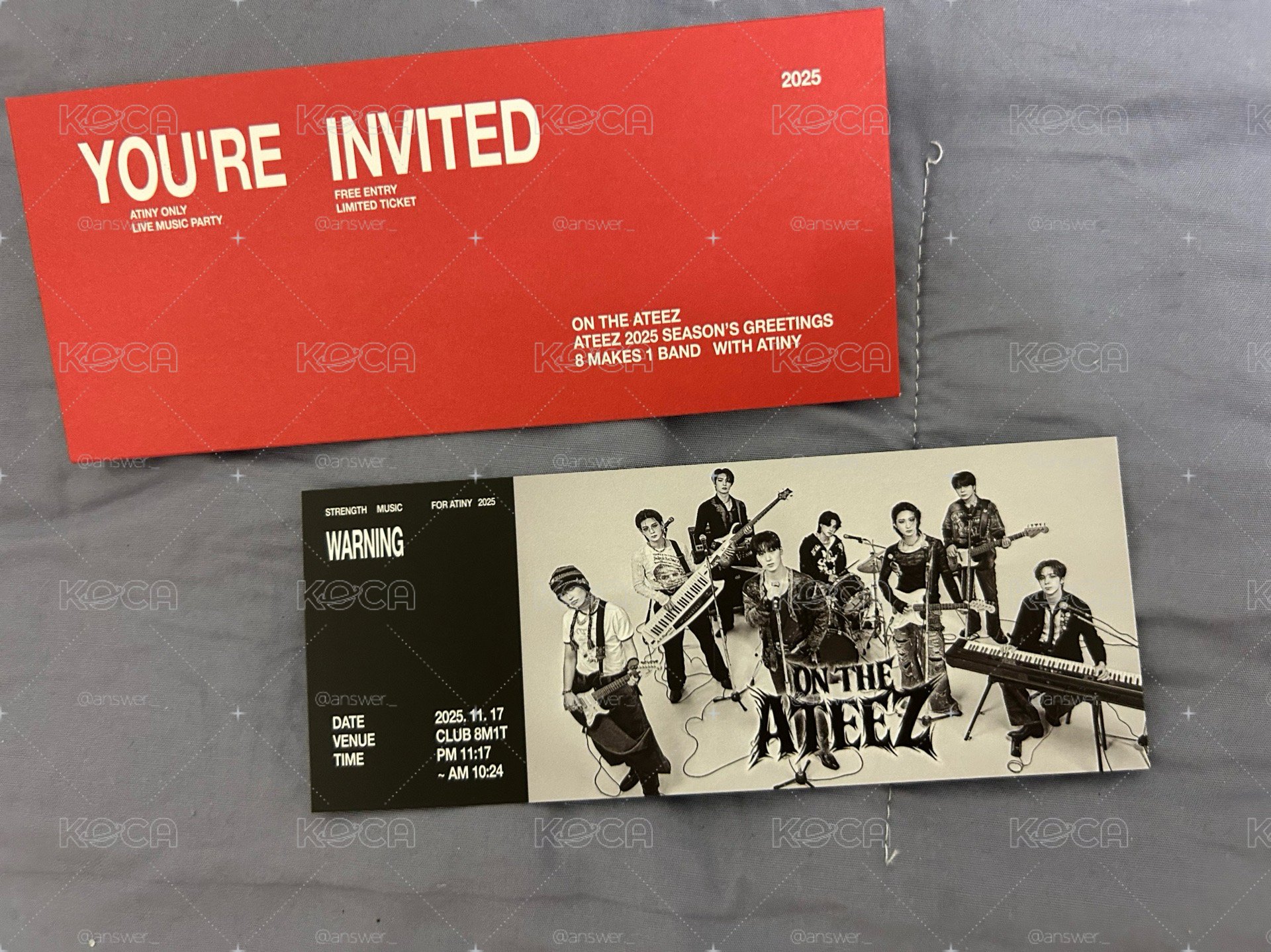 ateez 2023 2024 2025年曆