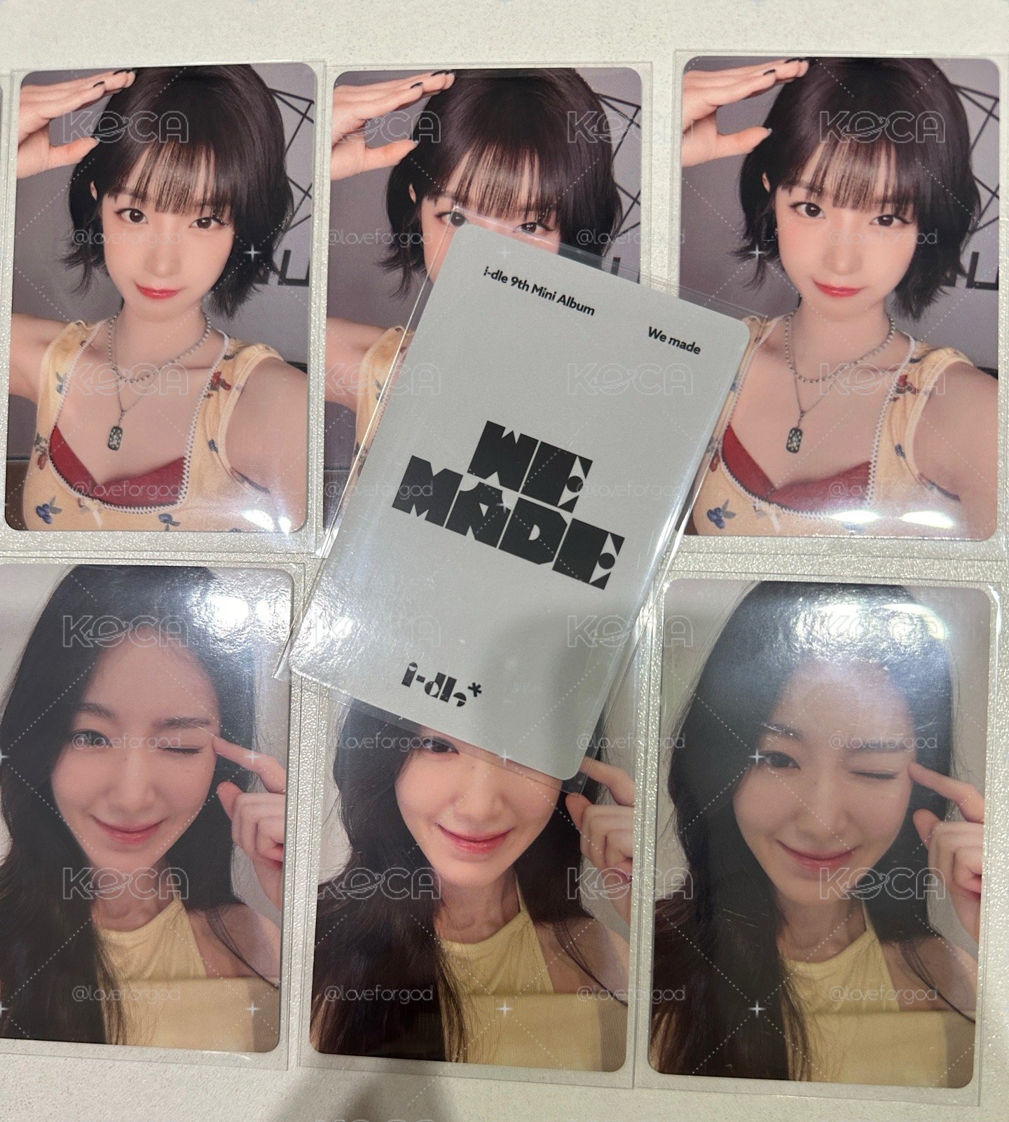 [現貨] I-DLE 迷九yzy1.0預售特典