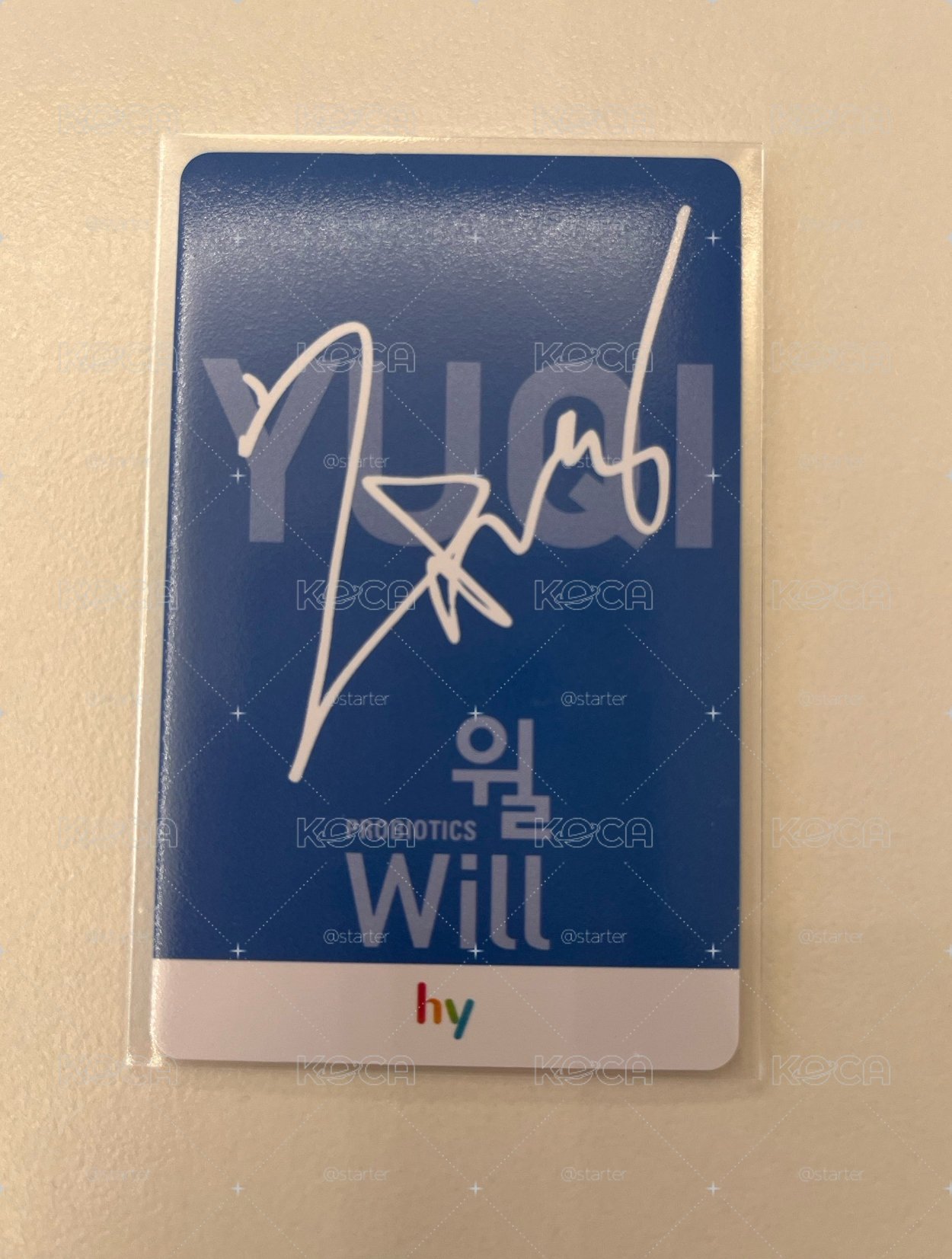 雨琦代言will藍卡背