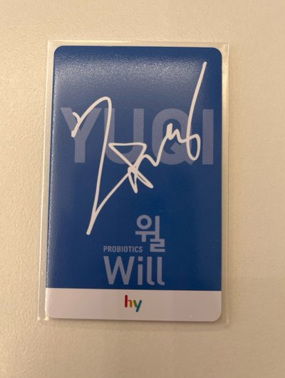 雨琦代言will藍卡背