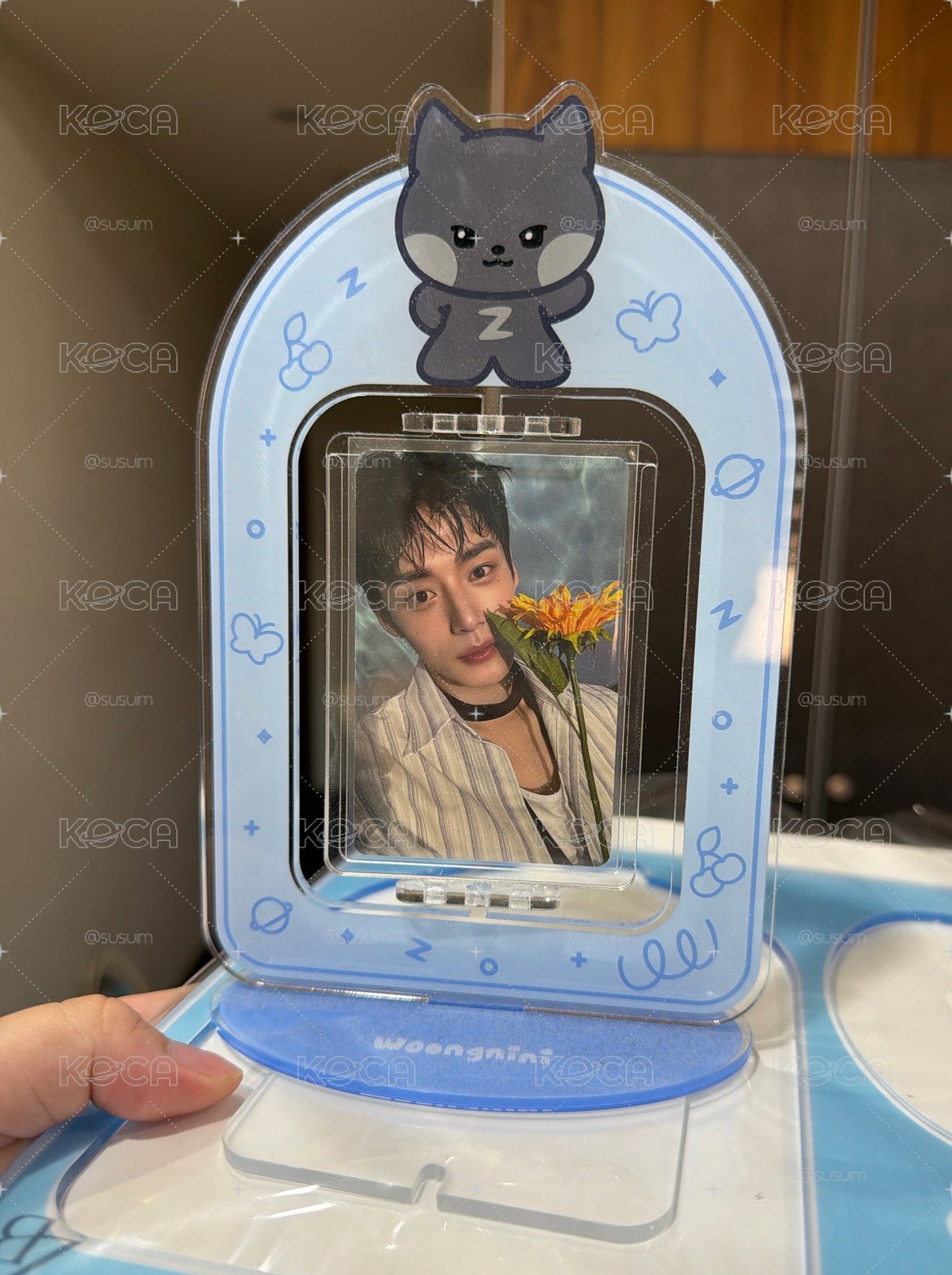 🌹金地雄 Woongnini旋轉立牌 含小卡