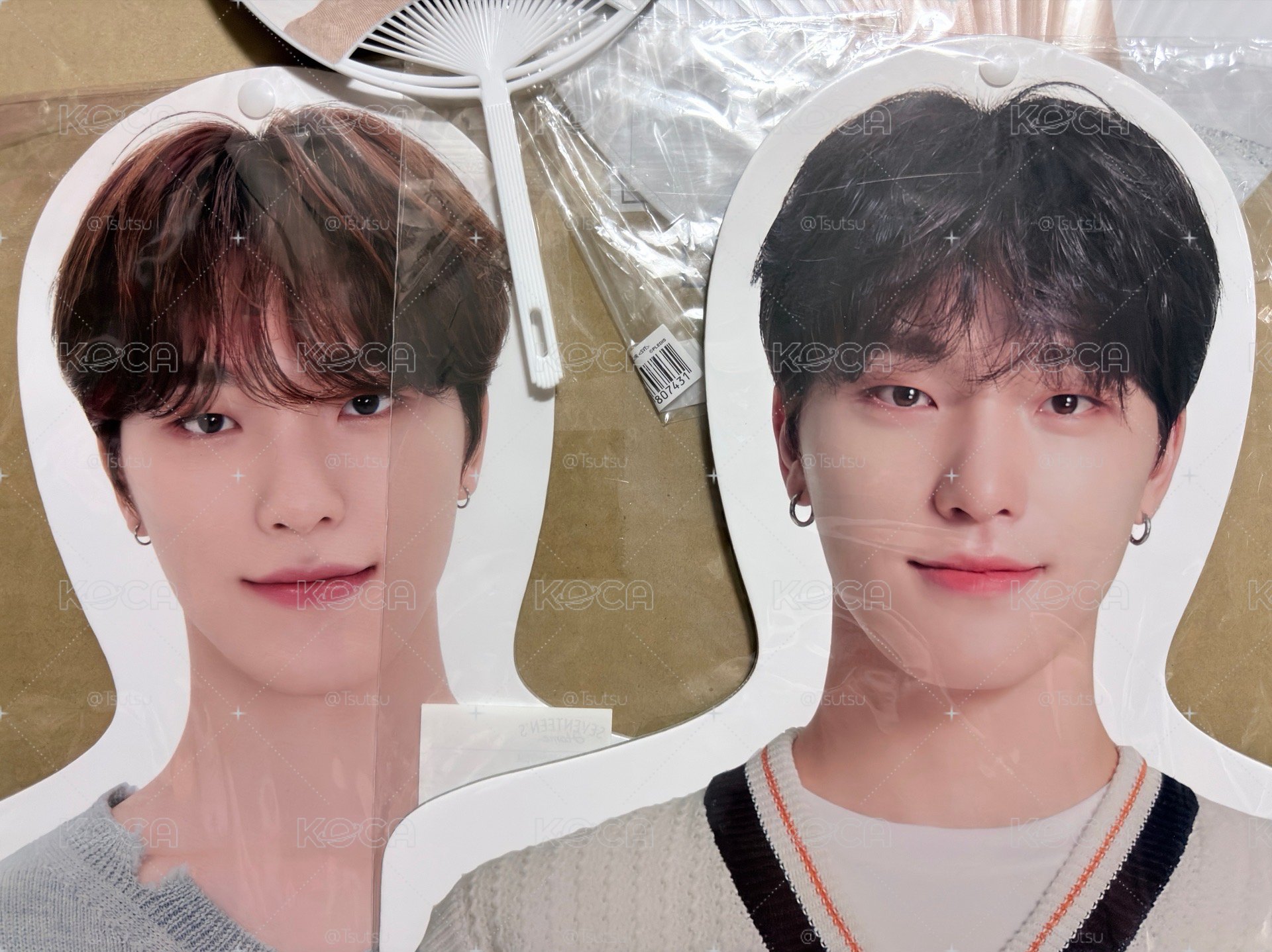 （現貨整圖）seventeen 燦盤 Dino 李燦 衣架 大扇 小扇子