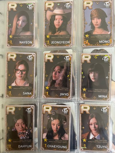 TWICE 首爾安可場遊戲卡（一套）