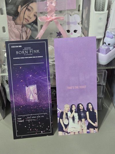 BLACKPINK 八週年韓國電影票卡