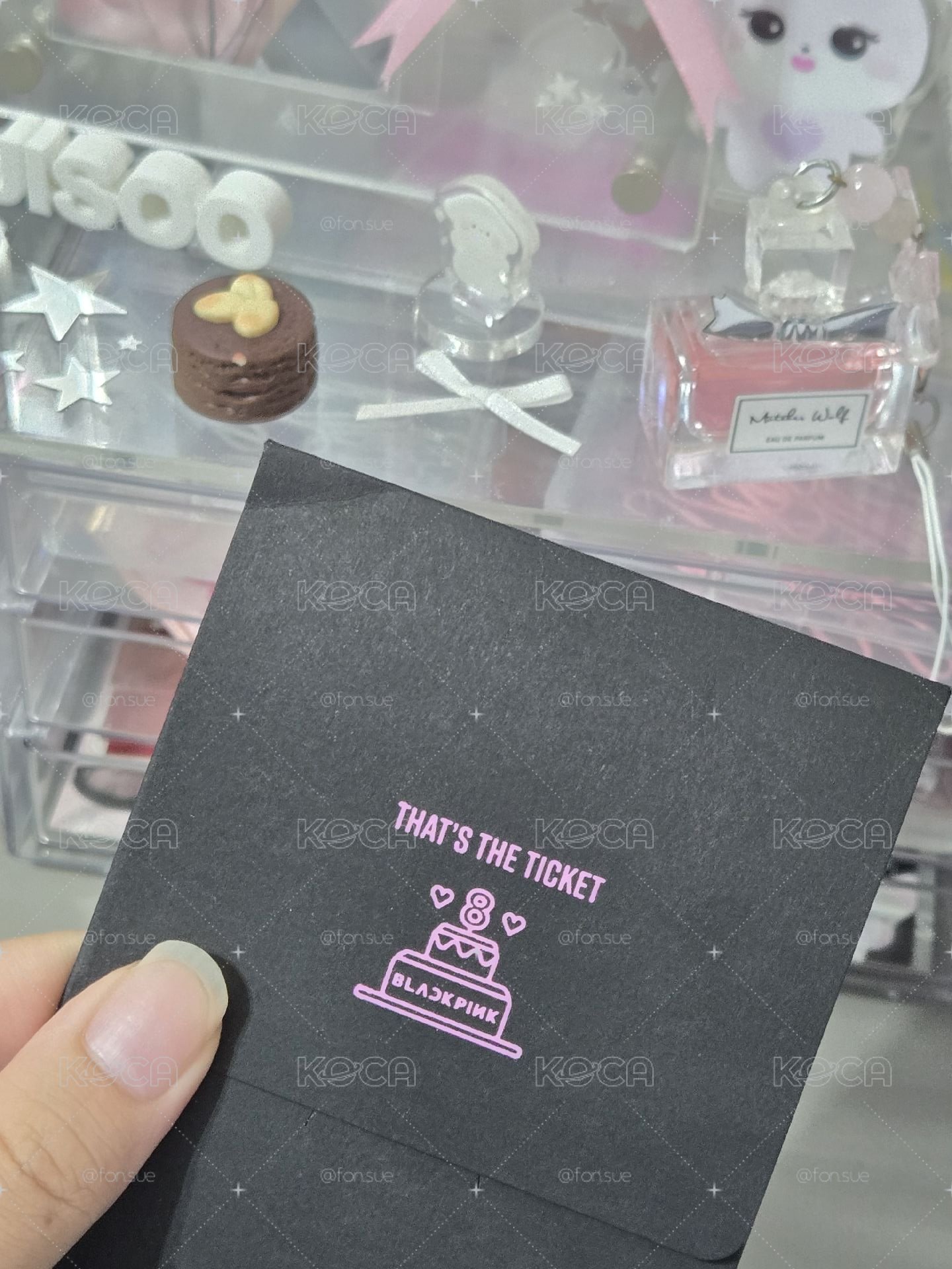 BLACKPINK 八週年韓國電影票卡