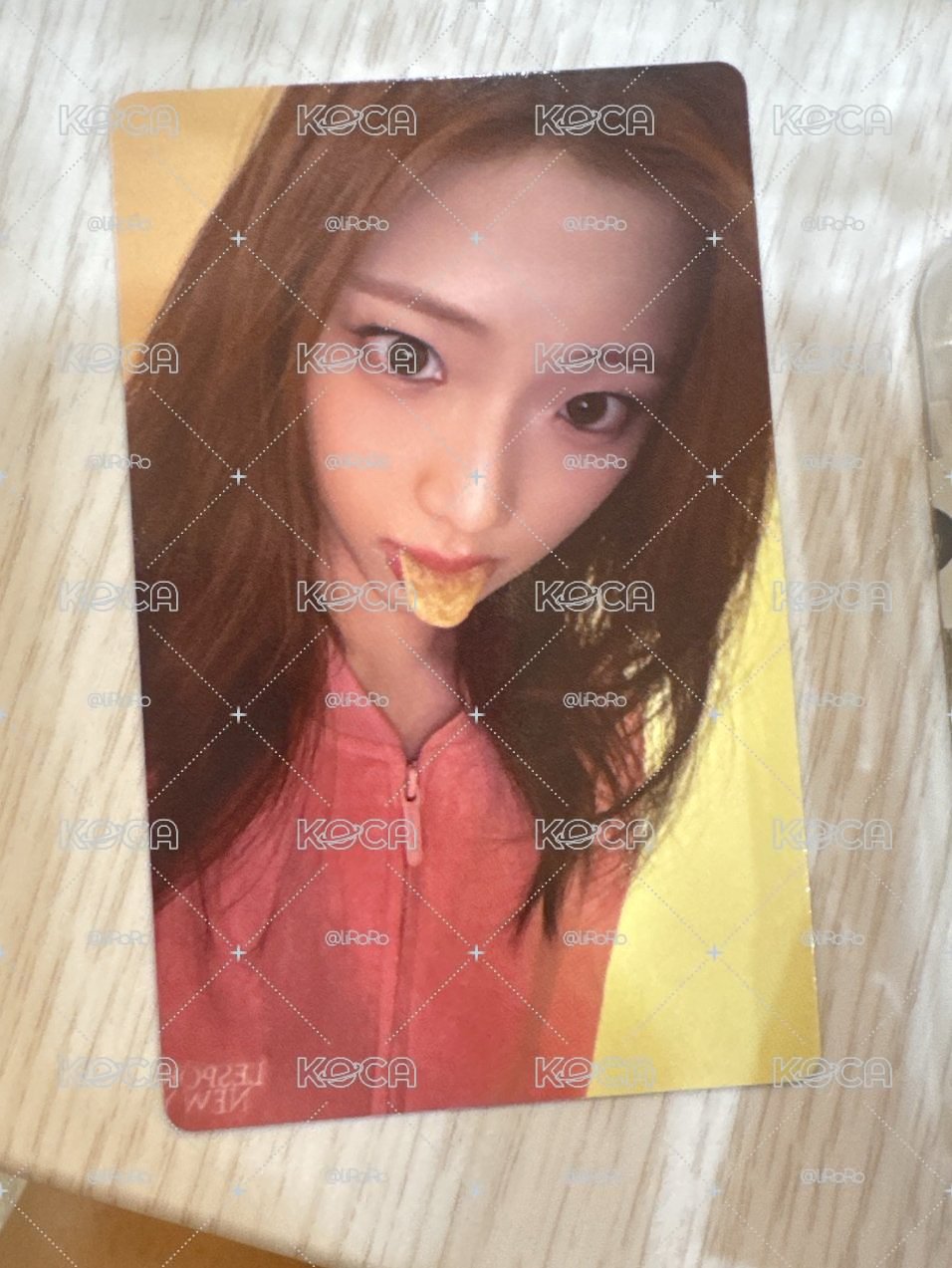 競標 🩵BABYMONSTER RUKA 춤 (CHOOM) wvs 單封預售D Ver. 特典卡 
