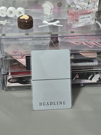 DEADLINE專輯小卡
