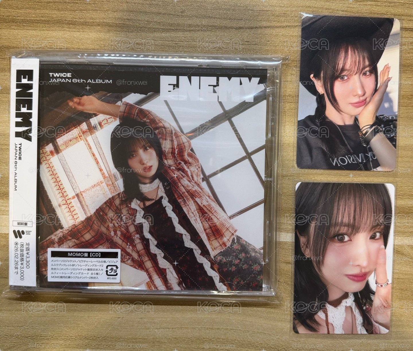 JP正規六 專輯 個人盤 ENEMY 桃全專