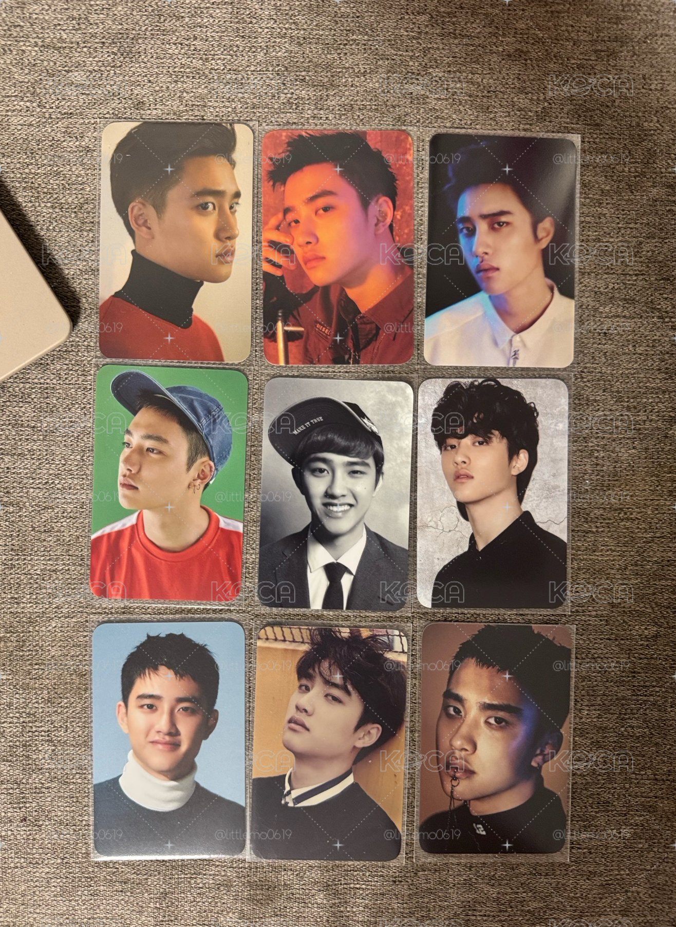 EXO 10週年鐵盒卡嘟嘟D.O.