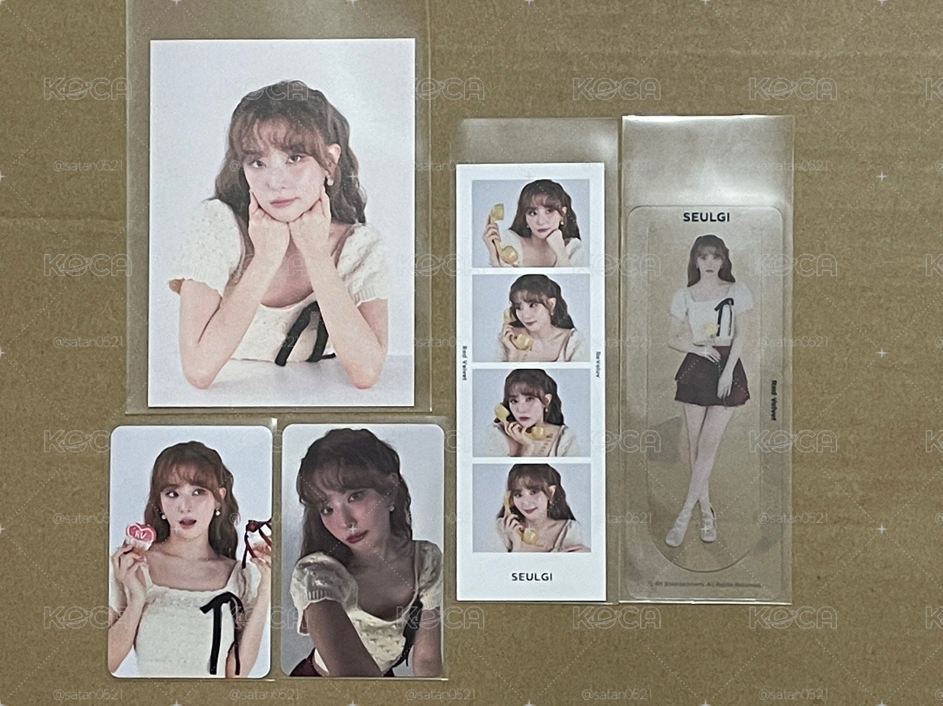 會員禮 Seulgi Wendy Yeri