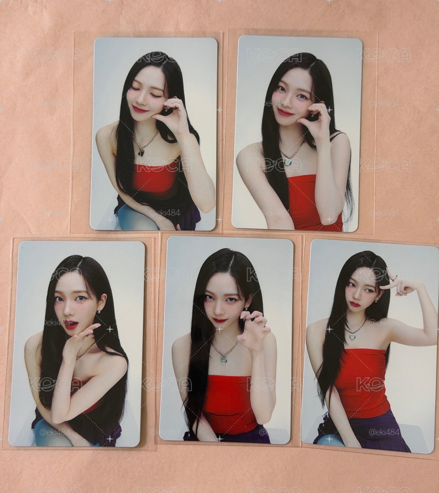 Karina 二巡隨機卡 五張