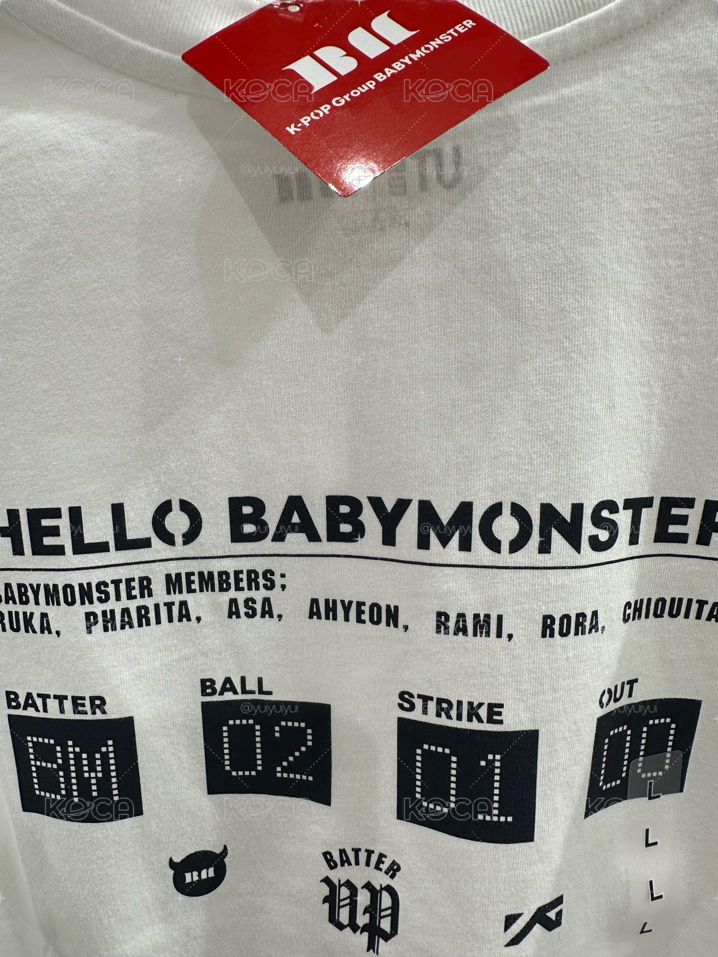 UNIQLO T恤 baby monster