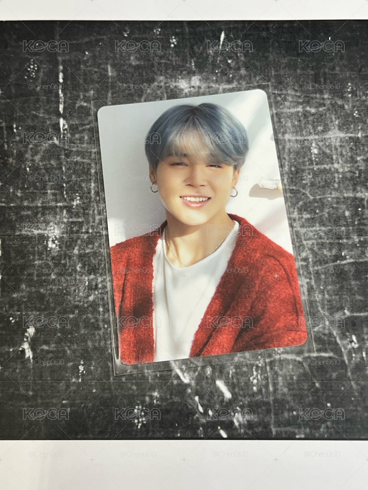 BTSXDICON101 紅色衫智旻
