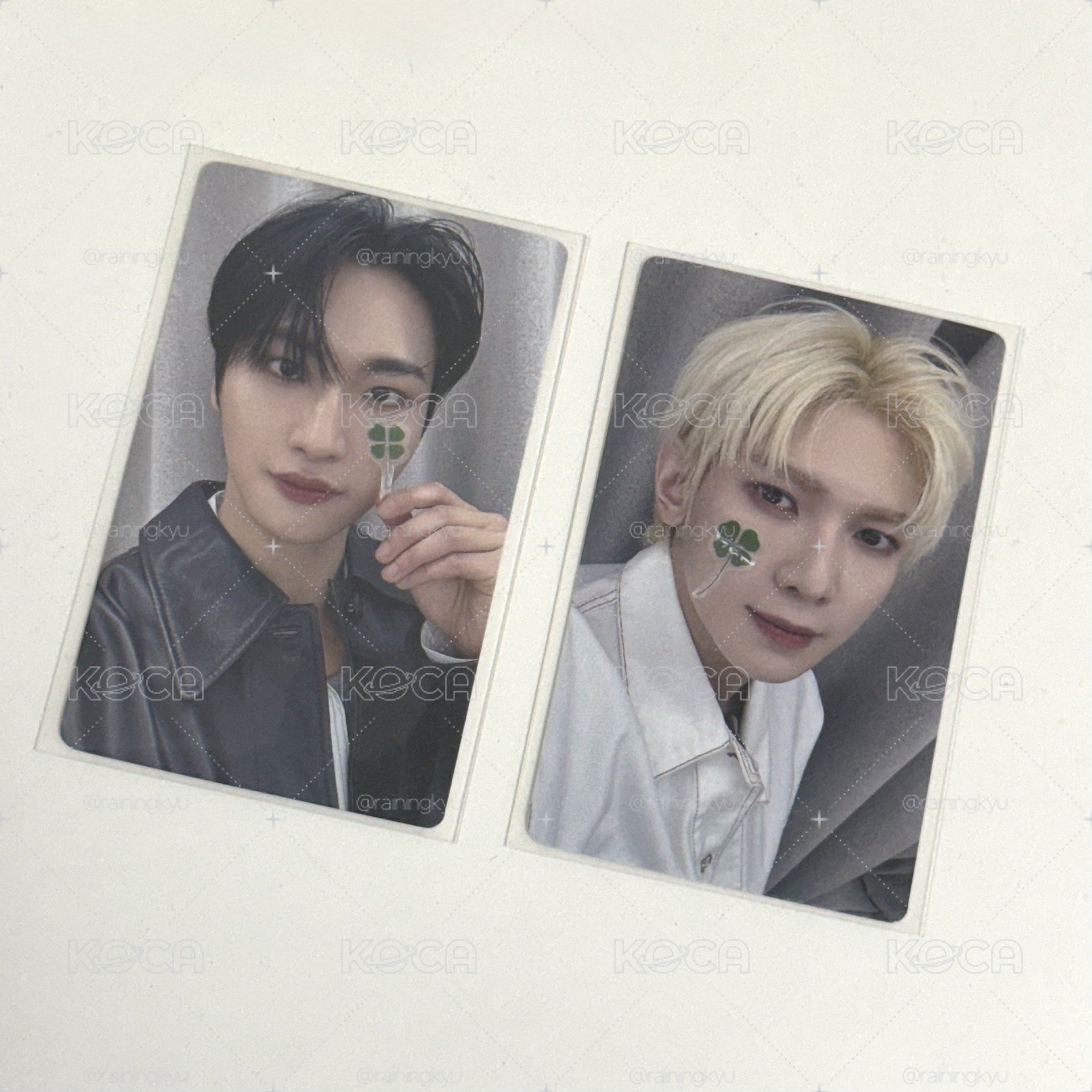 ateez gh4 簽售卡幸運草 