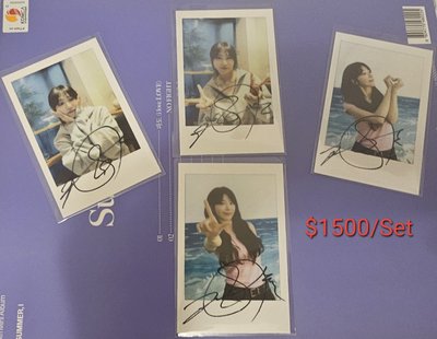 Apink 鄭恩地 Summer,I SW Luckydraw 特典 拍立得卡
