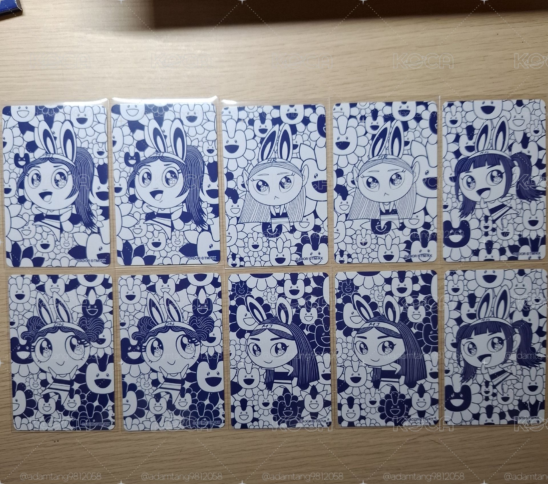 快閃卡包 藍 有原盒