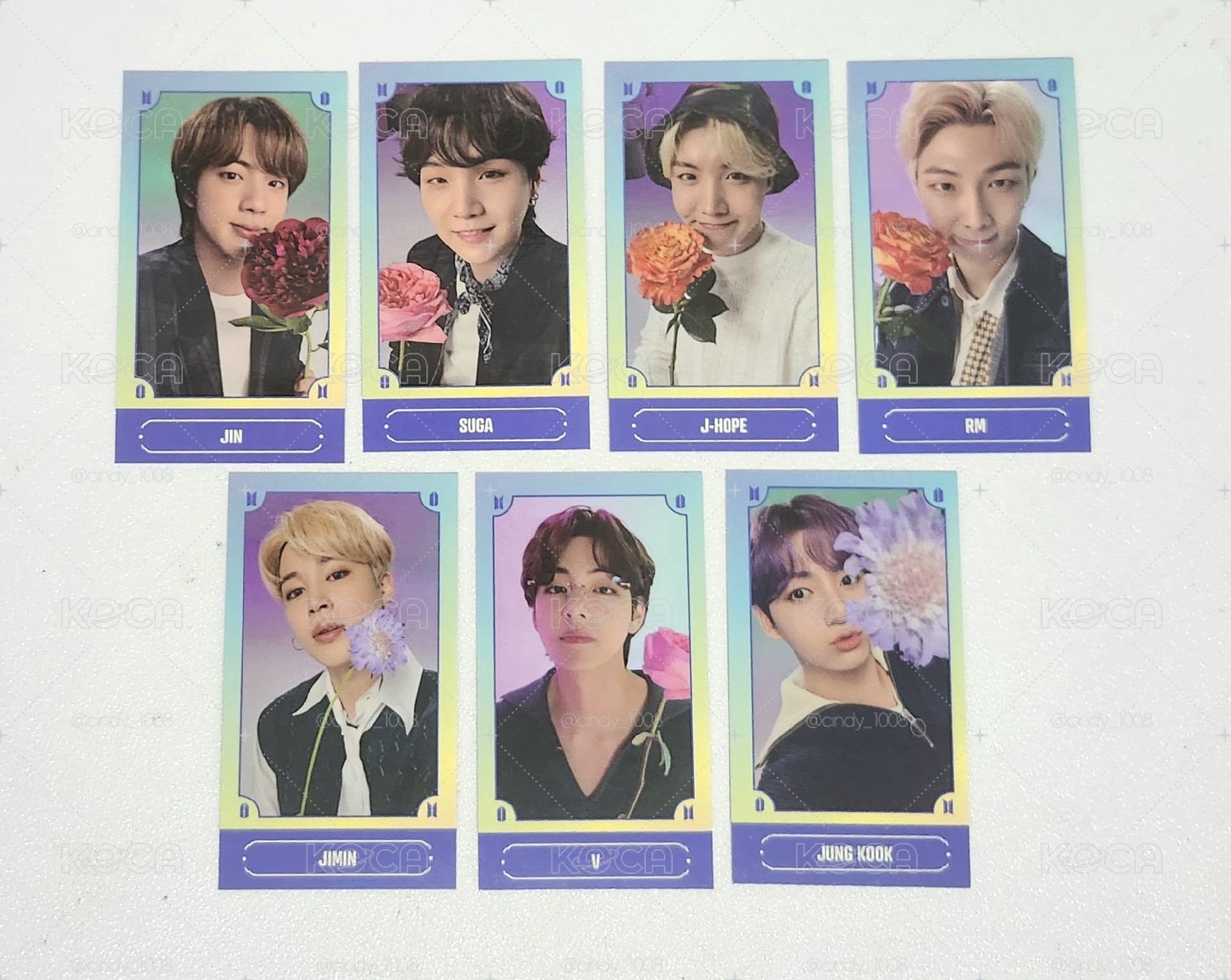 bts八週年周邊卡