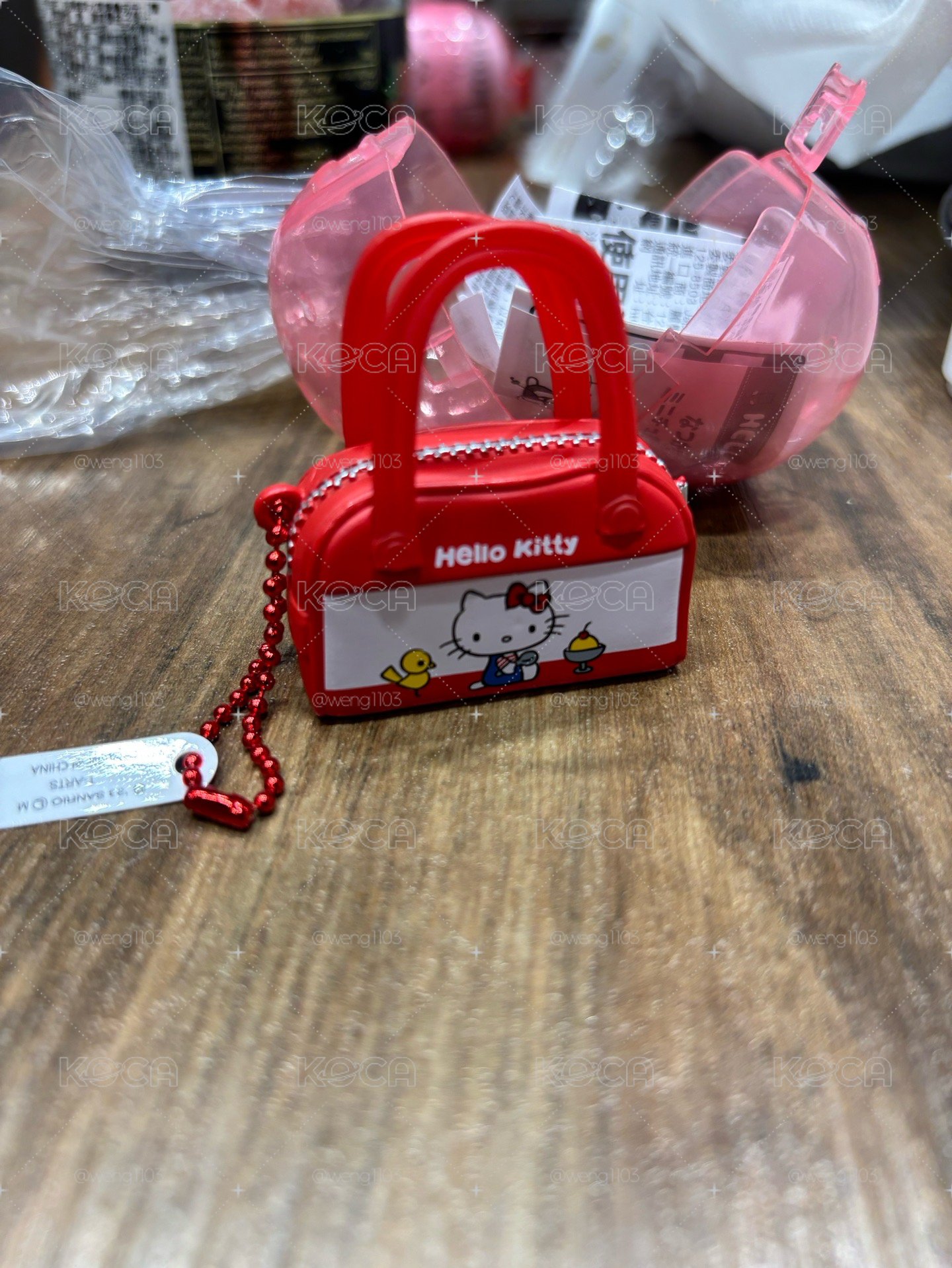 Hello kitty 背包吊飾