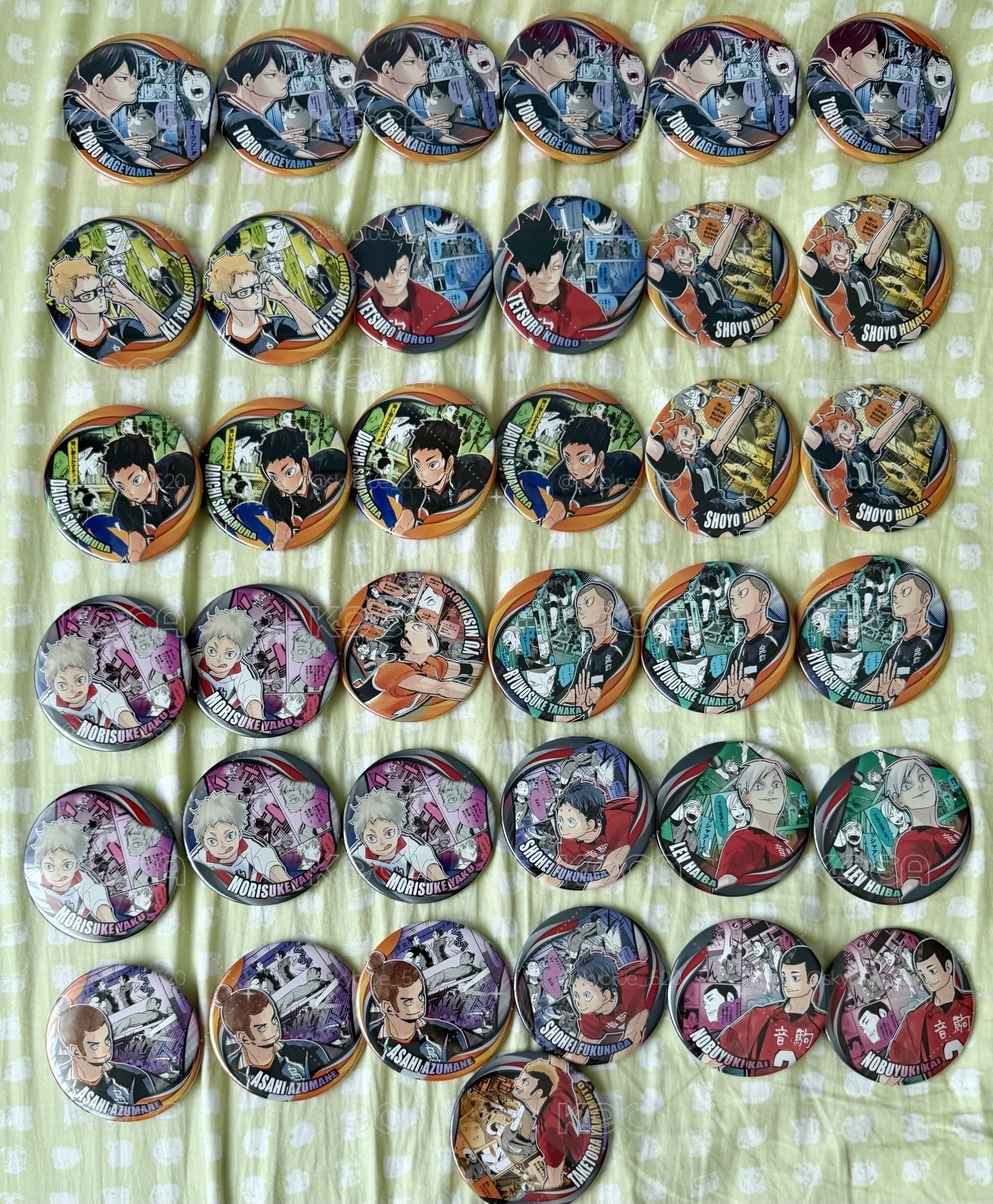 ハイキュー!! MEMORIES 第3弾コレクション缶バッジ 回憶徽章