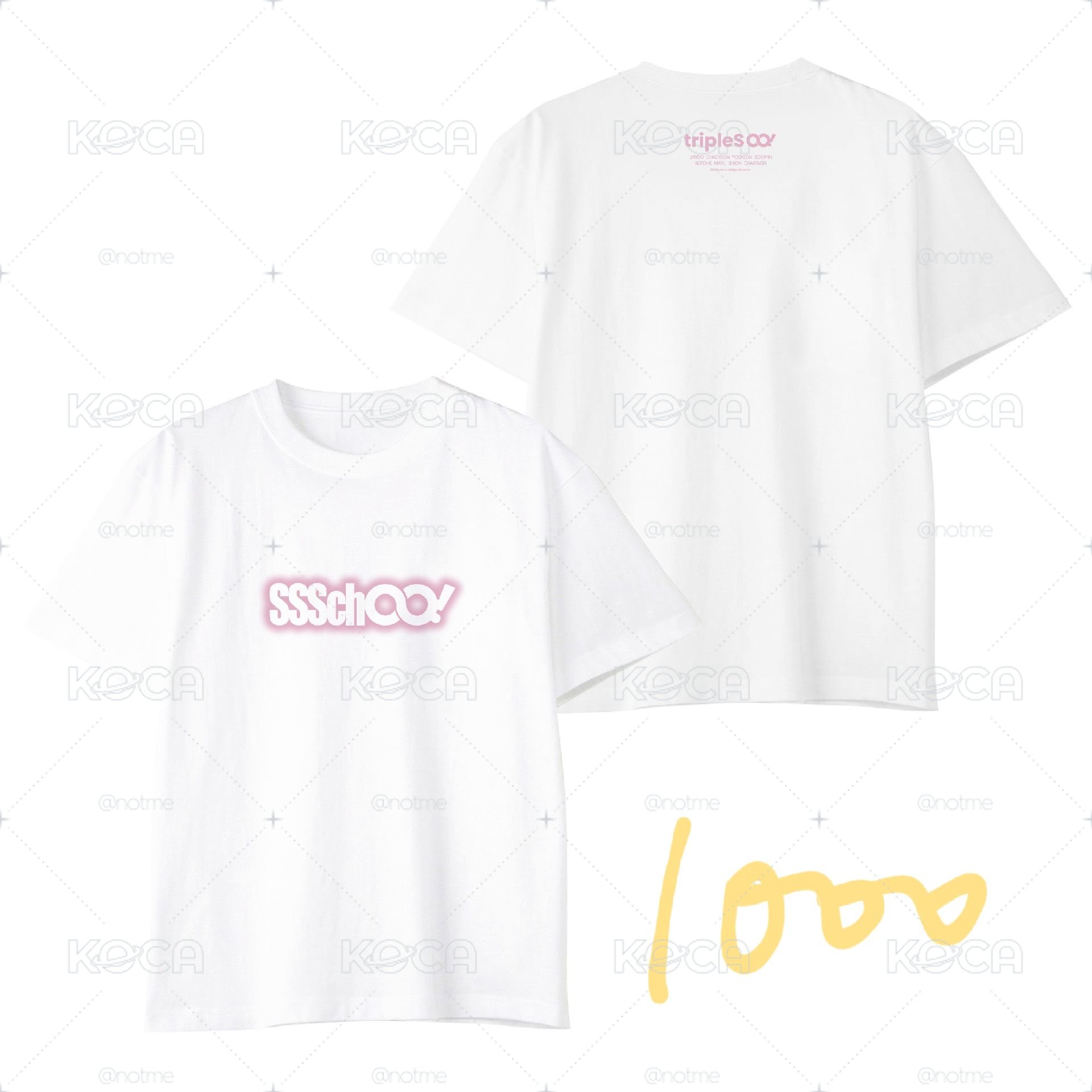 tripleS 日本周邊衣服 預購～9/10