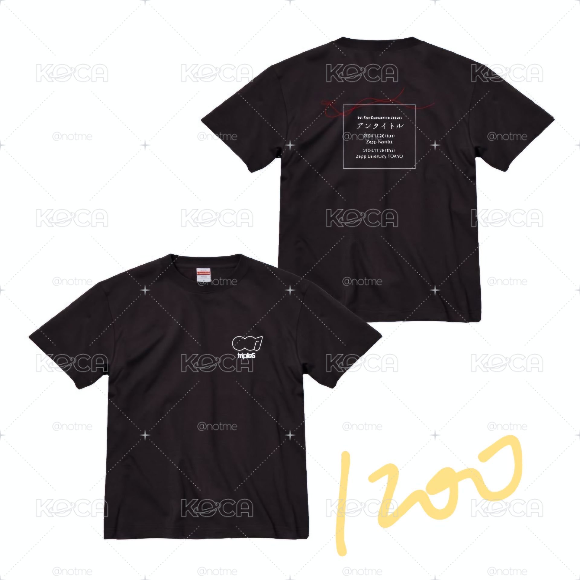 tripleS 日本周邊衣服 預購～9/10