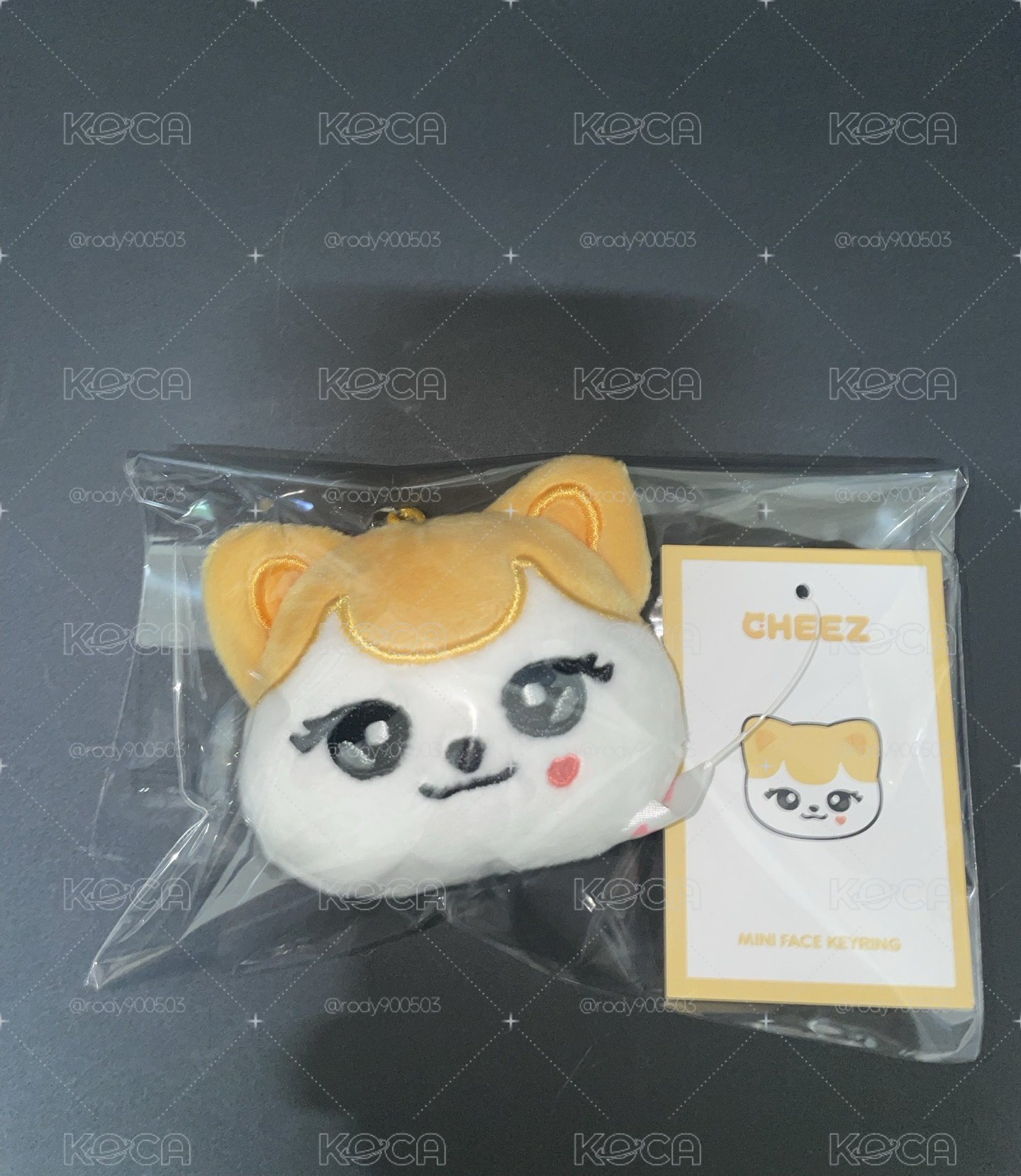 IVE Liz Minive 大頭娃娃鑰匙圈 起司貓🧀🐱