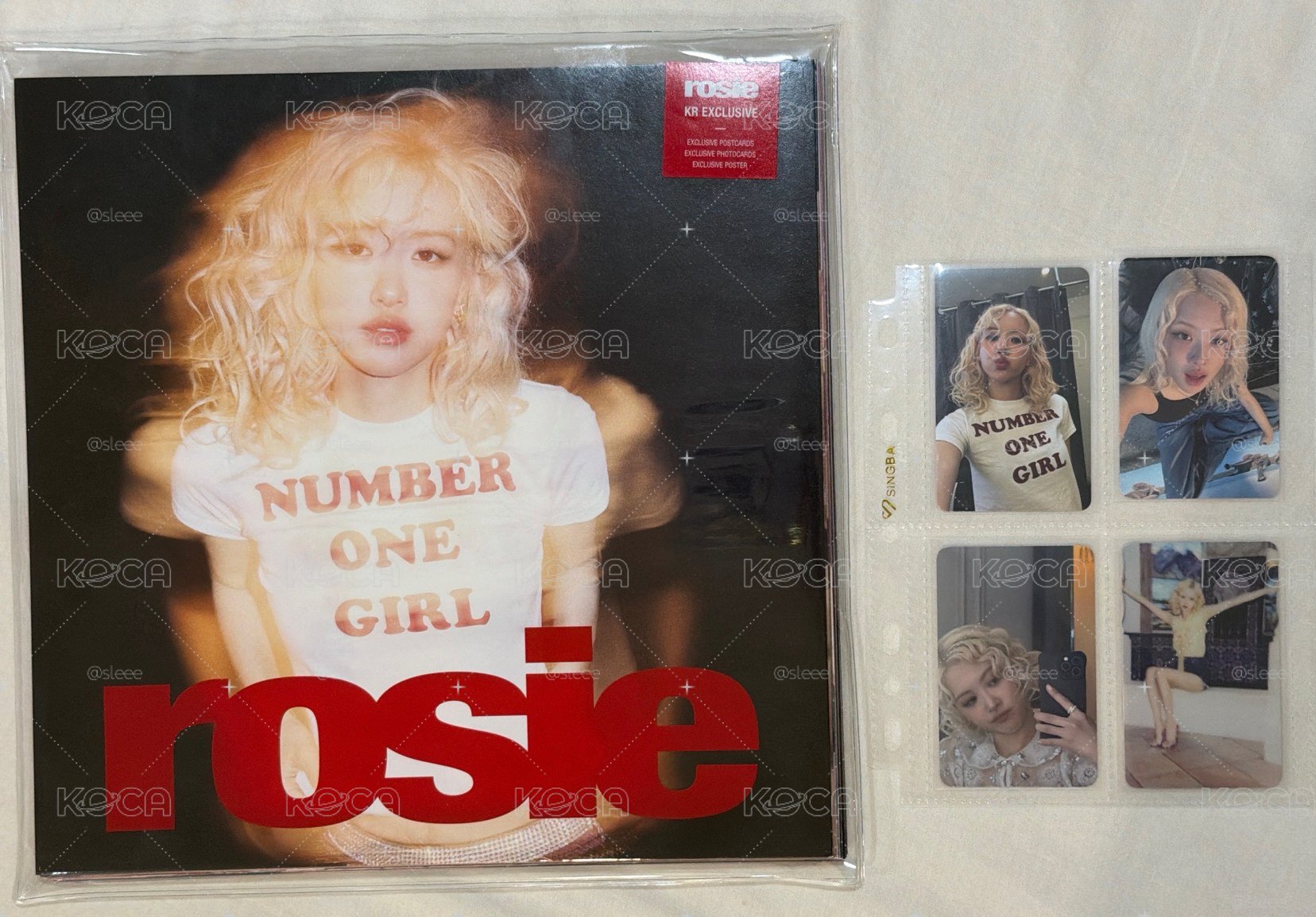 rosie KR版 + 小卡*4