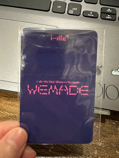 i-dle 台北場we made pop up 滿額卡