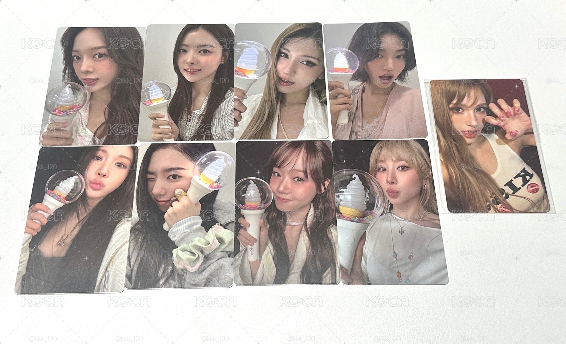 手燈卡一套 無彩娟 somi滿額卡