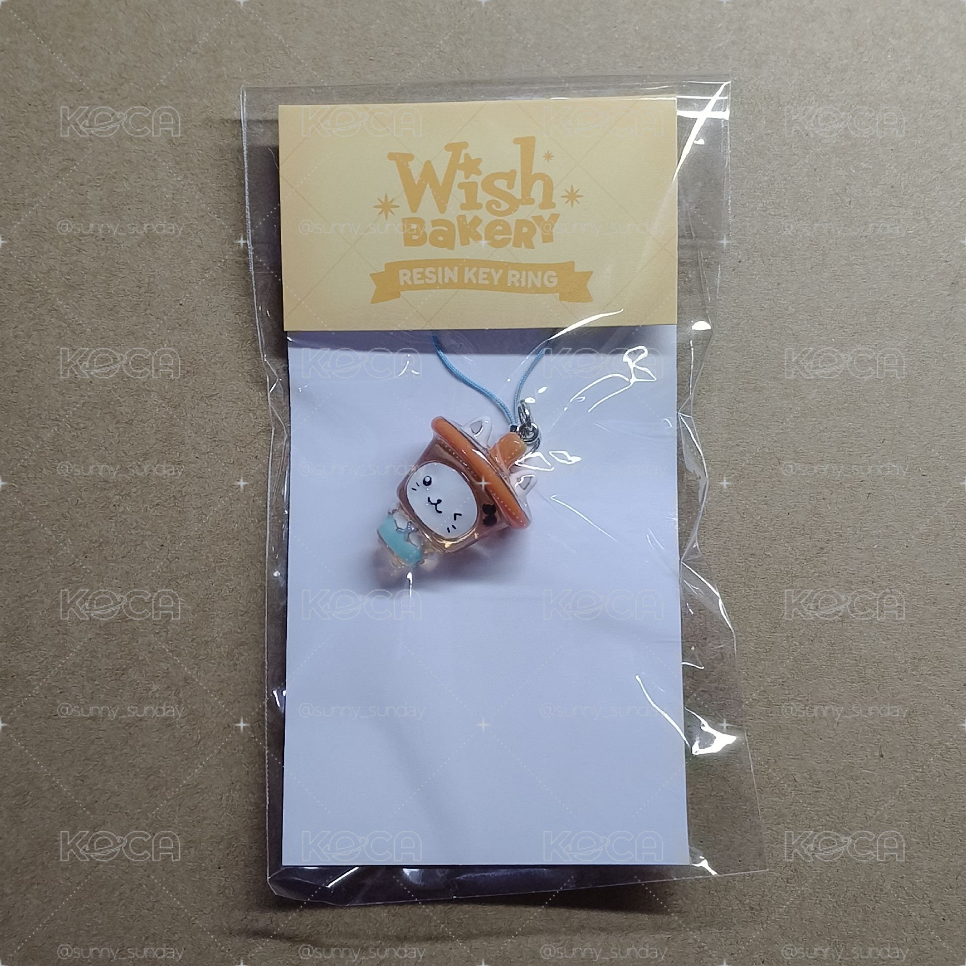 NCT WISH YUSHI 奶茶貓 烘焙樹脂吊飾
