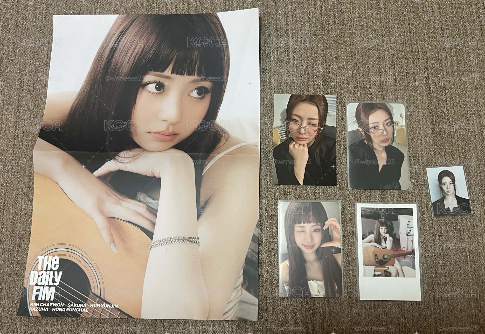 LE SSERAFIM 2026年曆 櫻set 允set
